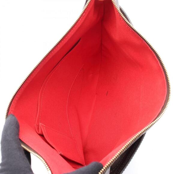 LOUIS VUITTON Brown Damier Leather Shoulder Bag - Picture 3 of 11